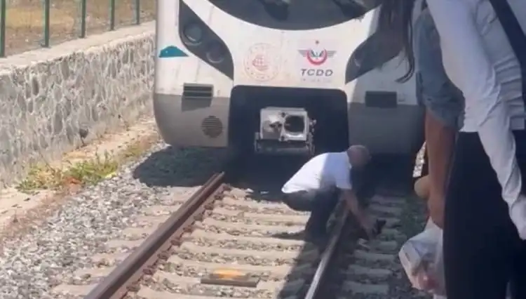 Makinistin Aniden Durdurduğu Marmaray'la Kedinin Kurtuluş Hikayesi