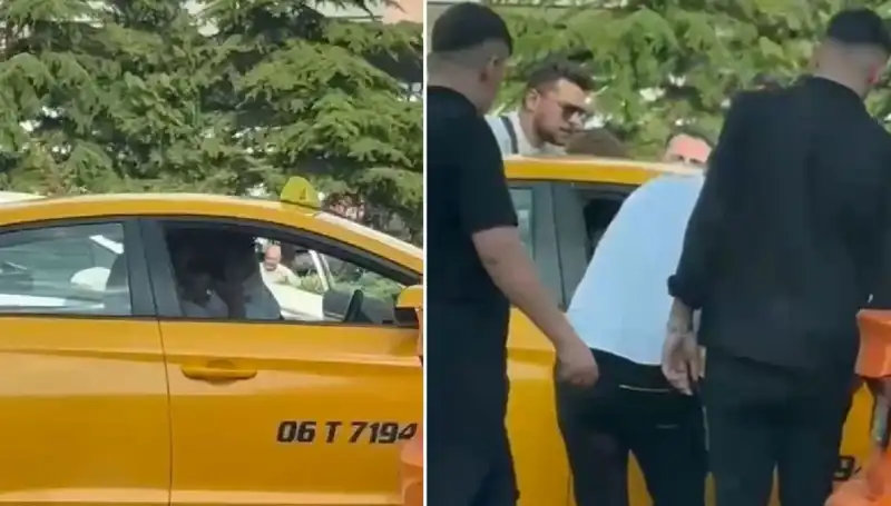Ünlü İsim Trafikte Taksi Şoförüne Yumruk Attı!
