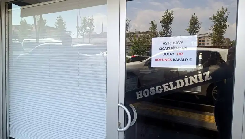 Afrika Sıcaklarının Etkisi: Esnaf Yaz Boyu Dükkanlarını Kapatmak Zorunda Kaldı
