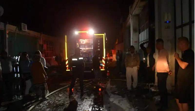 Gözlük Fabrikasında Çıkan Yangın, Korku Dolu Anlar Yaşattı!