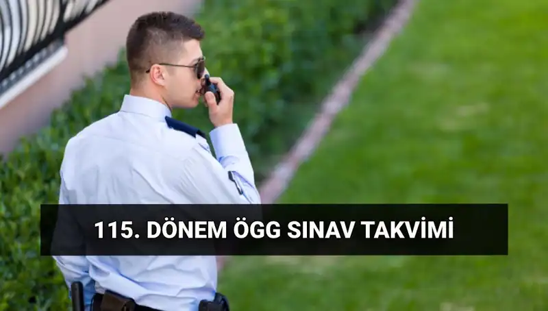 2025 Özel Güvenlik Sınavı Tarihleri ve Detayları Açıklandı!