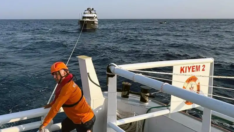 Marmaris Açıklarında Sürüklenen Tekne Kurtarıldı: Dram Dolup Taşan Anlar