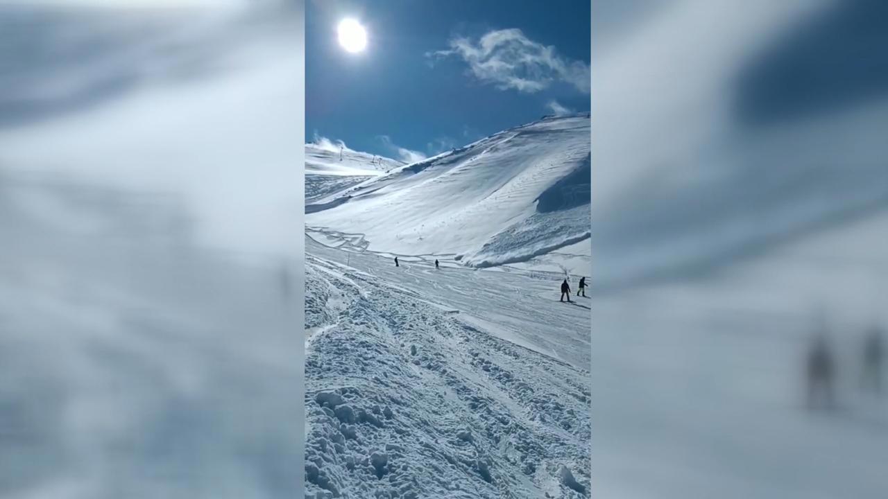 Palandöken Dağında Çığ Tehlikesi!